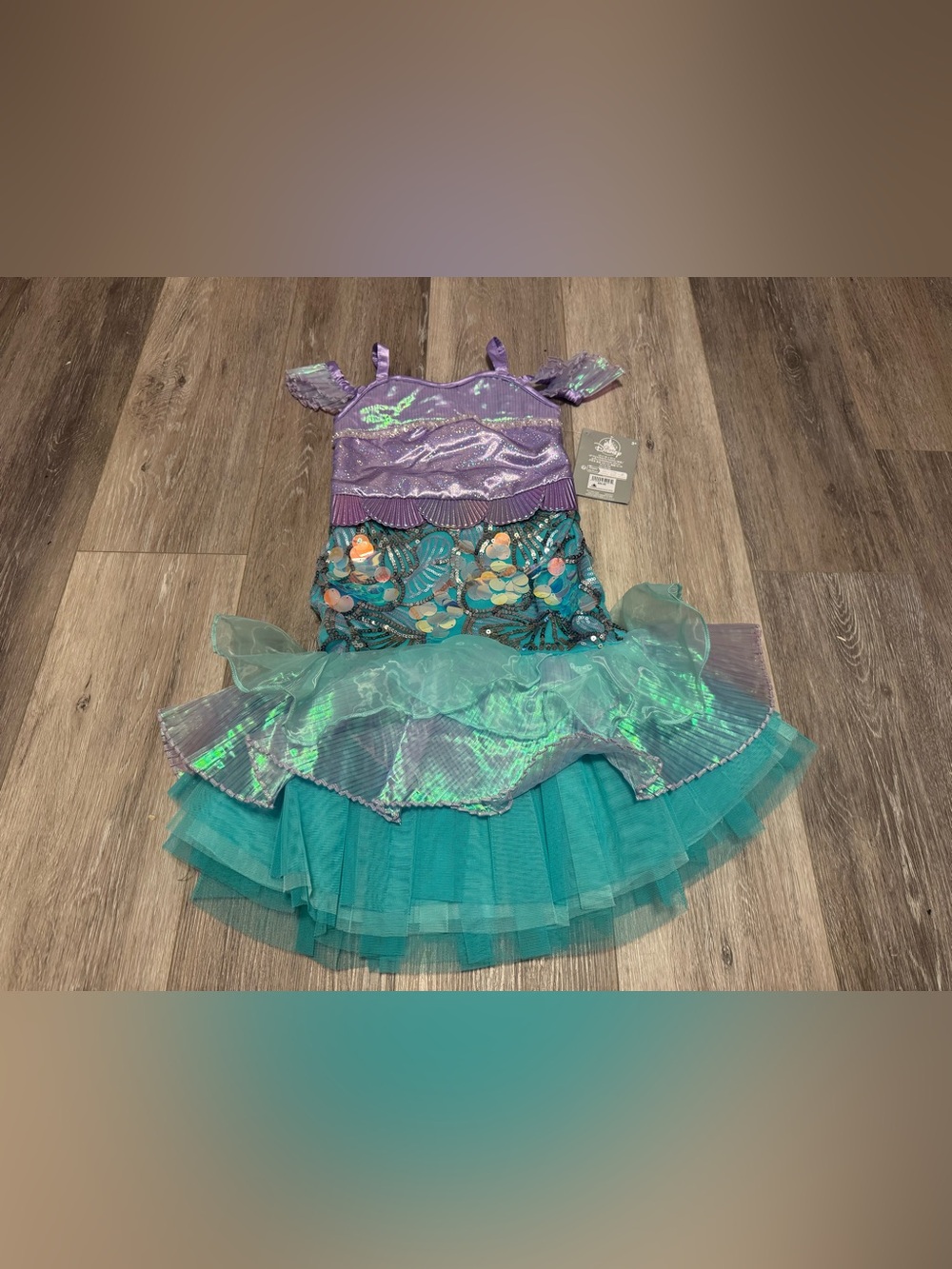 Disney Parks Little Mermaid
Princess Arial Costume Dress Kids
Size 4